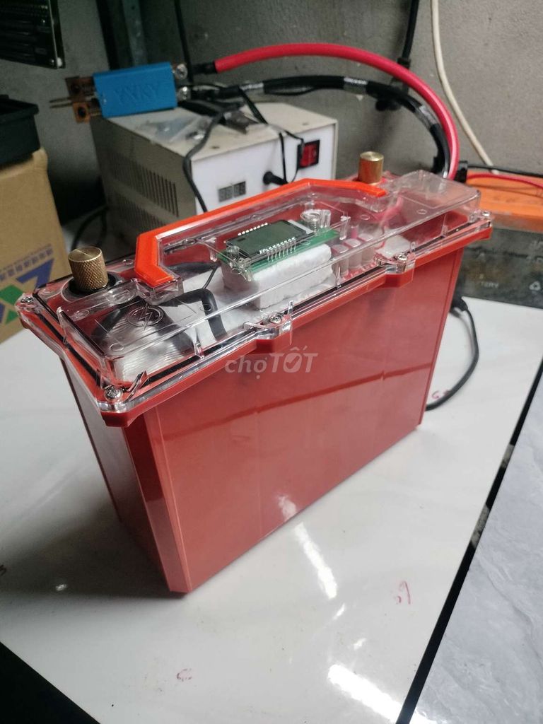 Bình Pin 12v45ah bms 200a + sạc. Mua bán Phụ tùng xe tại Huyện Châu Thành Bến Tre được đăng bởi nguyen minh thu hình 4