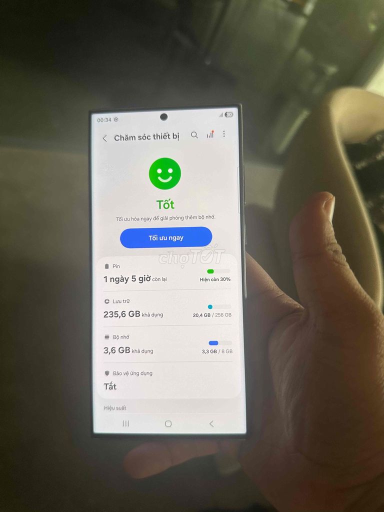 Samsung Galaxy S23 Ultra 256GB Đen. Mua bán Điện thoại tại Thành phố Thủ Đức Tp Hồ Chí Minh được đăng bởi david mập hình 1