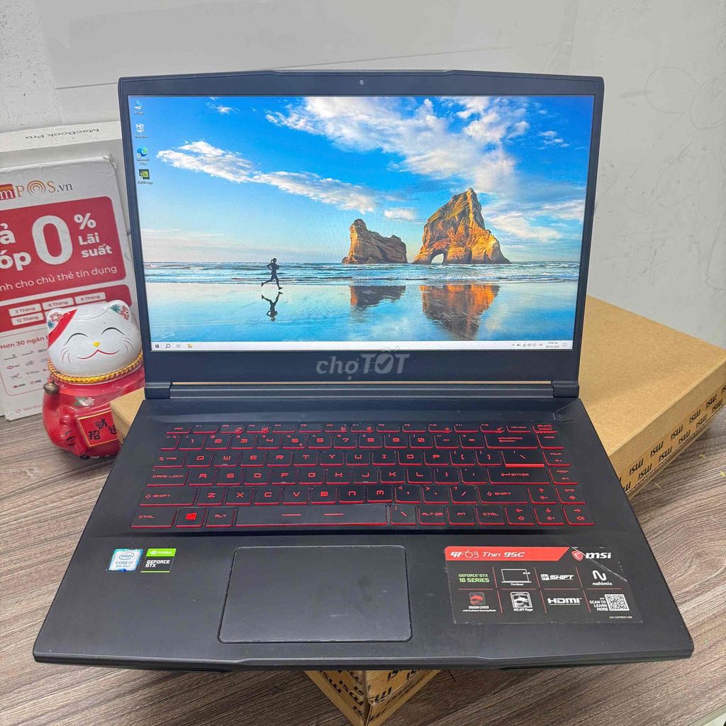 MSI GF63 Thin 9SC i7-9750H 15.6 inch 8GB/256GB. Mua bán Laptop tại Quận Thanh Xuân Hà Nội được đăng bởi Vũ Hồng Vân hình 1