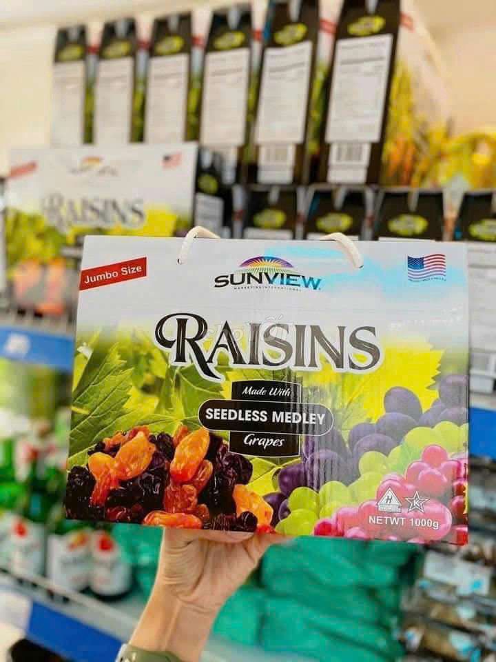 Nho khô raisins