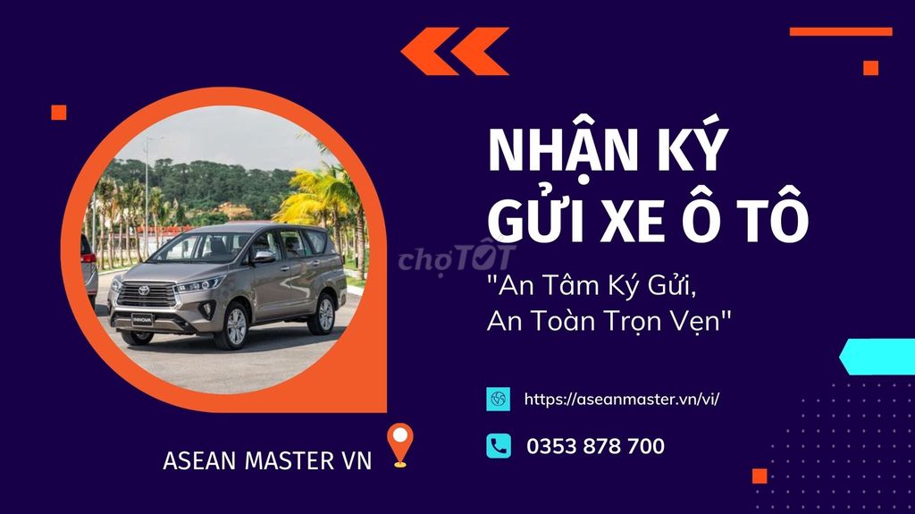 DỊCH VỤ KÝ GỬI XE Ô TÔ 4 CHỖ, 7 CHỖ