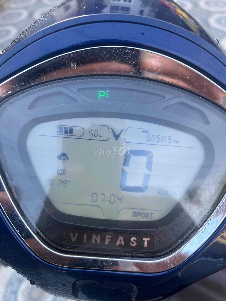 Электроскутер VinFast Evo200 Lite синий 9000 км