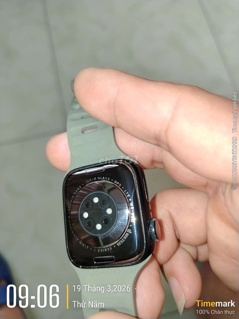 Apple Watch Series 7 GPS + cellular. Mua bán Thiết bị đeo thông minh tại Quận Ngô Quyền Hải Phòng được đăng bởi Tùng Lê hình 1