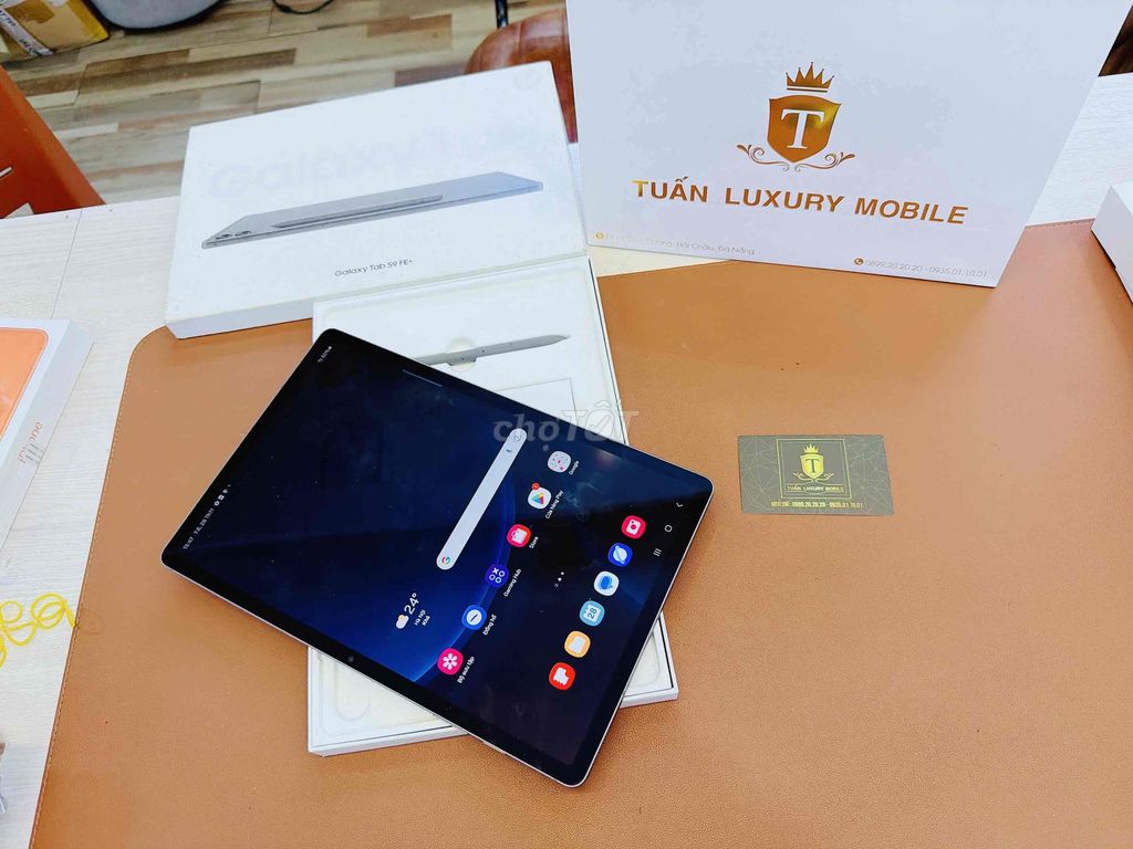 Samsung Tab S9 FE plus 128G Wifi fullbox 99%. Mua bán Máy tính bảng tại Quận Hải Châu Đà Nẵng được đăng bởi TUẤN LUXURY MOBILE ĐÀ NẴNG hình 1