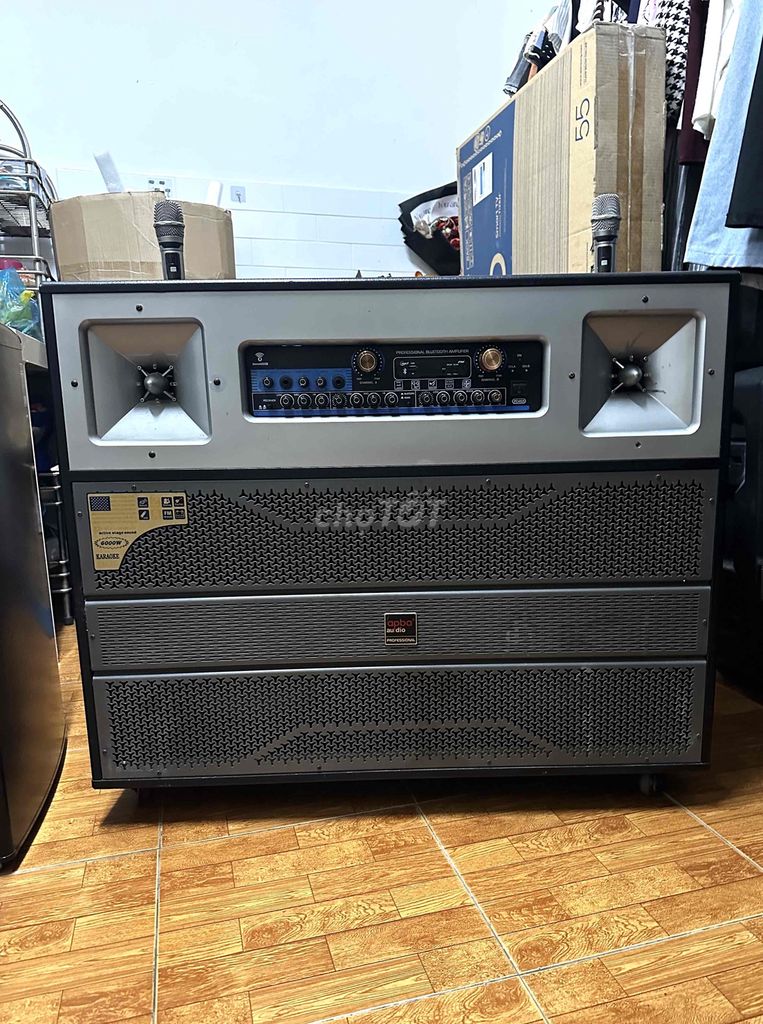 Loa karaoke Đen 20 sò lớn 2 micro. Mua bán Tivi, Âm thanh tại Quận Cái Răng Cần Thơ được đăng bởi Chuyên Loa Kéo hình 1