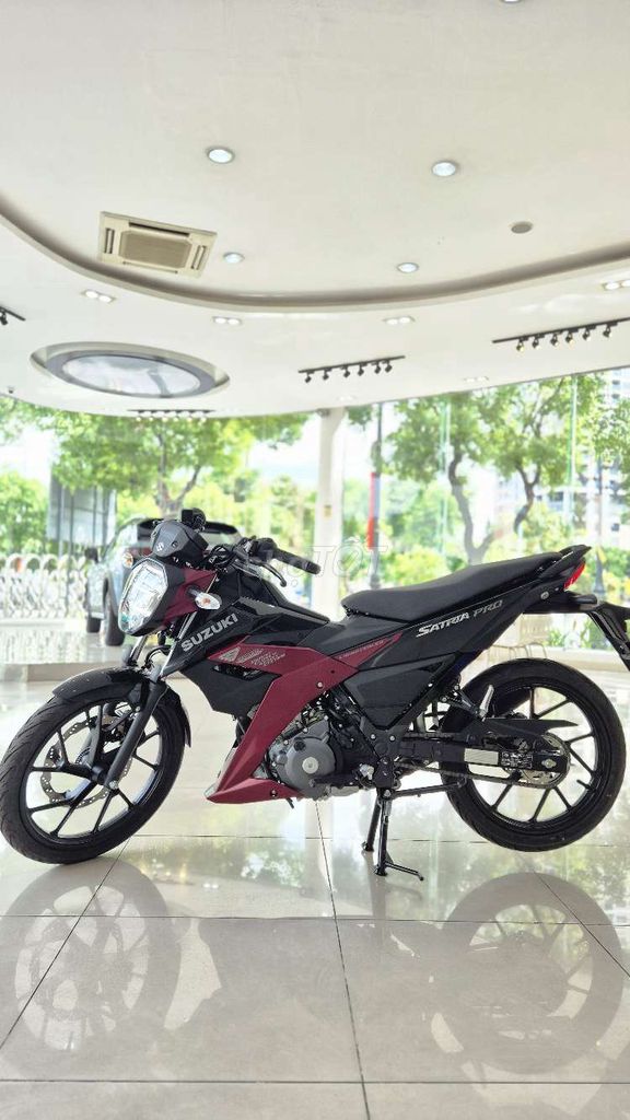 Ликвидация Satria Pro 2026 Красно-черный тестовый байк скидка 5 млн