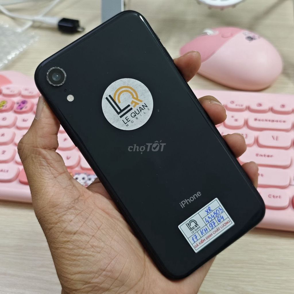 iPhone XR 64GB 🖤 Black gọn nhẹ, dùng mượt ổn định. Mua bán Điện thoại tại Quận 10 Tp Hồ Chí Minh được đăng bởi Lê Quân Mobile hình 1