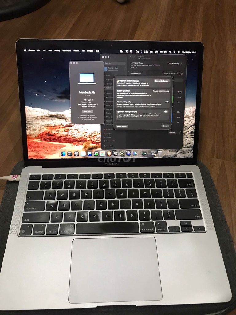 Apple MacBook Air Bạc. Mua bán Laptop tại Quận 12 Tp Hồ Chí Minh được đăng bởi Nguyễn Khôi hình 1