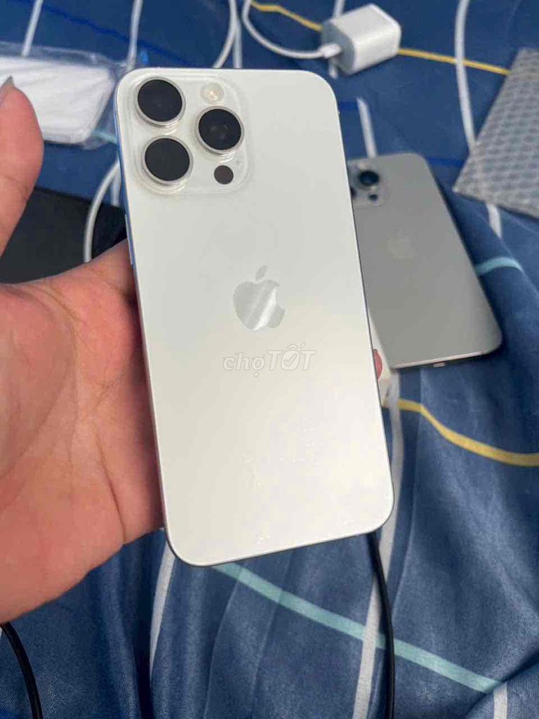 Apple iPhone 15 Pro Max 256GB Trắng LL/A. Mua bán Điện thoại tại Huyện Hóc Môn Tp Hồ Chí Minh được đăng bởi Tuấn  hình 1
