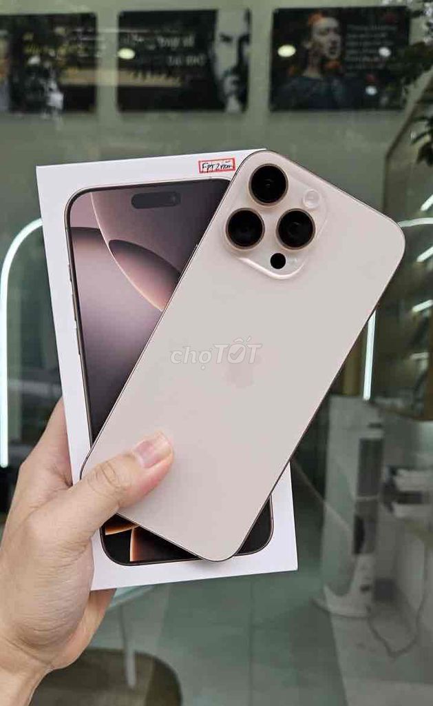 iPhone 16 Pro Max 256G GOLD NEW FULLBOX APPLE 2026. Mua bán Điện thoại tại Quận 10 Tp Hồ Chí Minh được đăng bởi iStockHCM hình 1