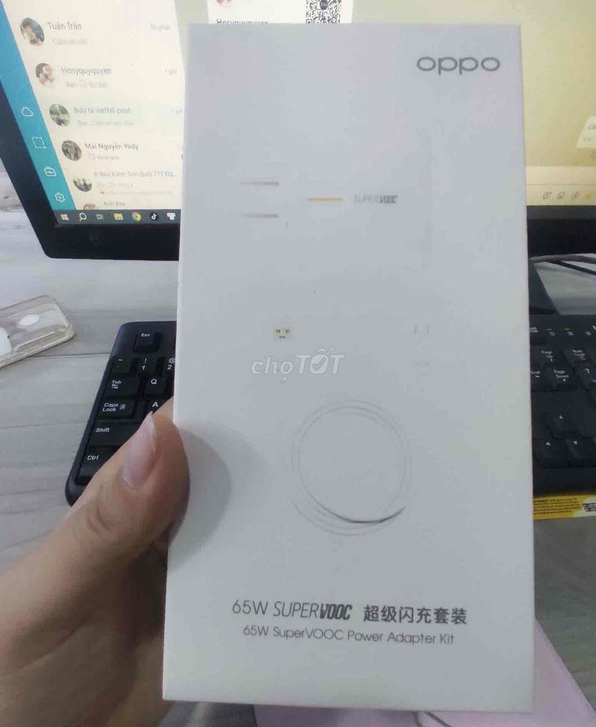 bộ sạc oppo 65w hàng chuẩn