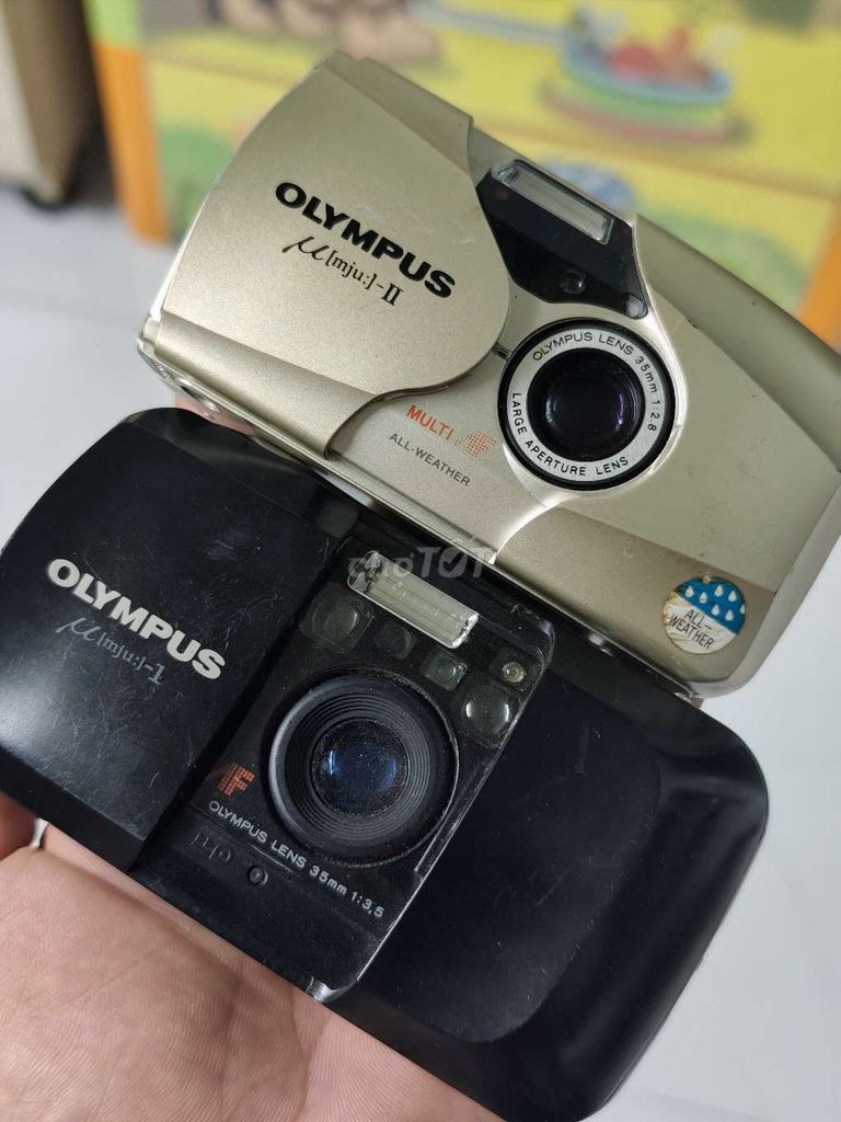 Máy ảnh Olympus mju-II Đen, Vàng đồng. Mua bán Máy ảnh, Máy quay tại Huyện Bình Chánh Tp Hồ Chí Minh được đăng bởi Đức  hình 1