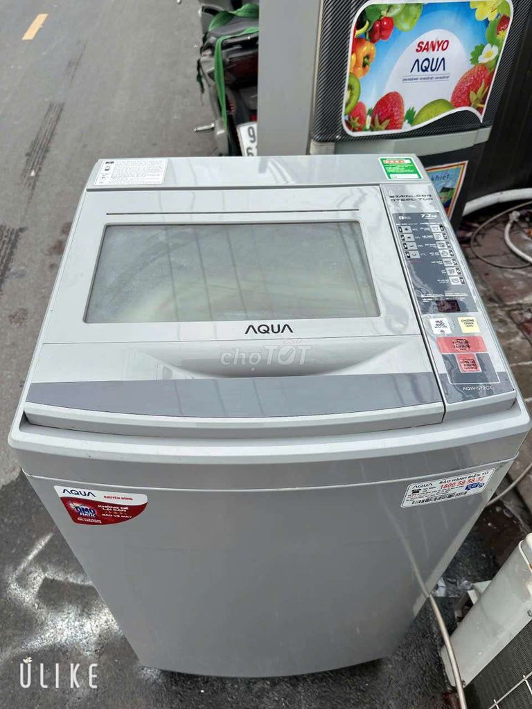 Máy giặt Aqua 7.2kg cửa trên. Mua bán Máy giặt tại Quận Ninh Kiều Cần Thơ được đăng bởi Hữu Nghị Mua Bán Mặt Hàng Điện Lạnh hình 1