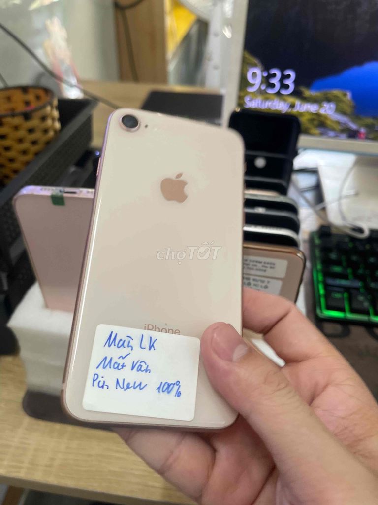 Apple iPhone 8 64GB Vàng hồng. Mua bán Điện thoại tại Quận Cẩm Lệ Đà Nẵng được đăng bởi Sim Số Đại Tài hình 1