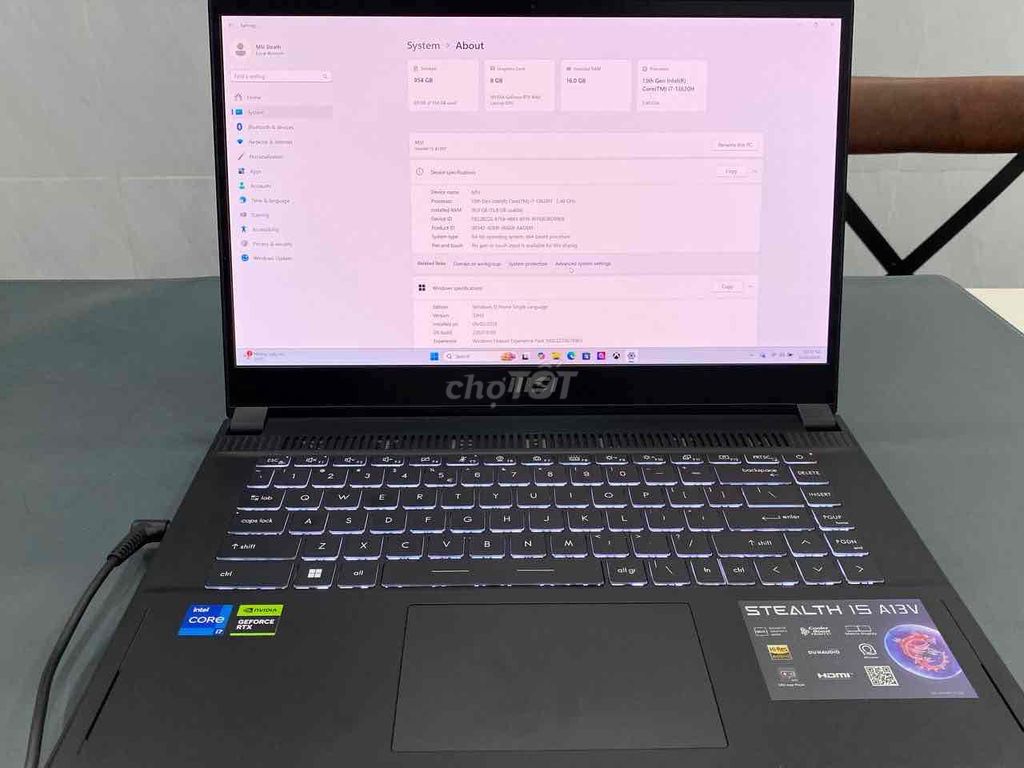 💻  #MSI Stealth 15 A13VF i7-13620H (16CPU) 16GB/1T. Mua bán Laptop tại Quận 5 Tp Hồ Chí Minh được đăng bởi Phan Thế Phong  hình 1