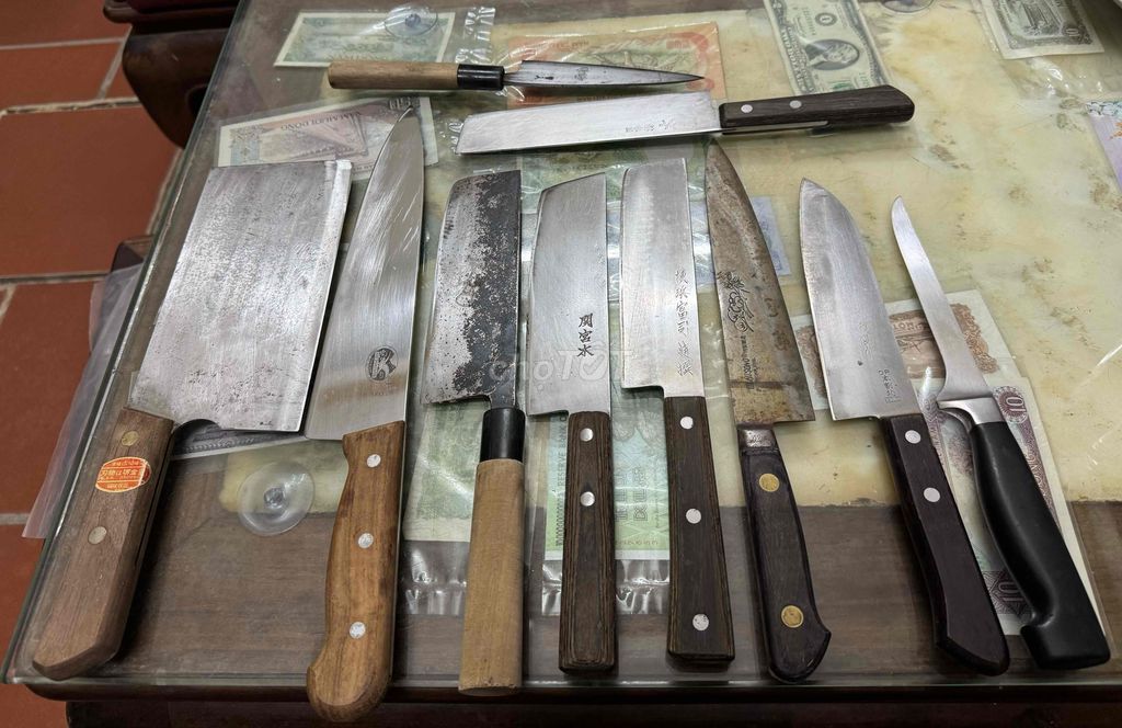 Dao Nakiri , Santoku ,chặt, thái , Liếc, Nhật. Mua bán Dụng cụ nhà bếp tại Huyện Hoài Đức Hà Nội được đăng bởi Kiên  hình 1