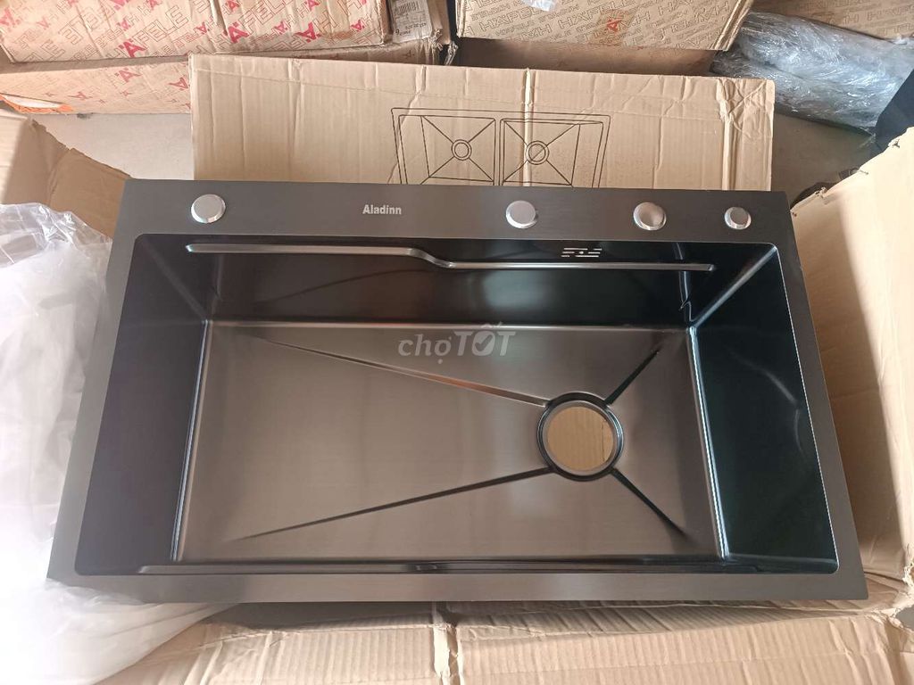 Chậu rửa bát 1 hộc kt 780x450