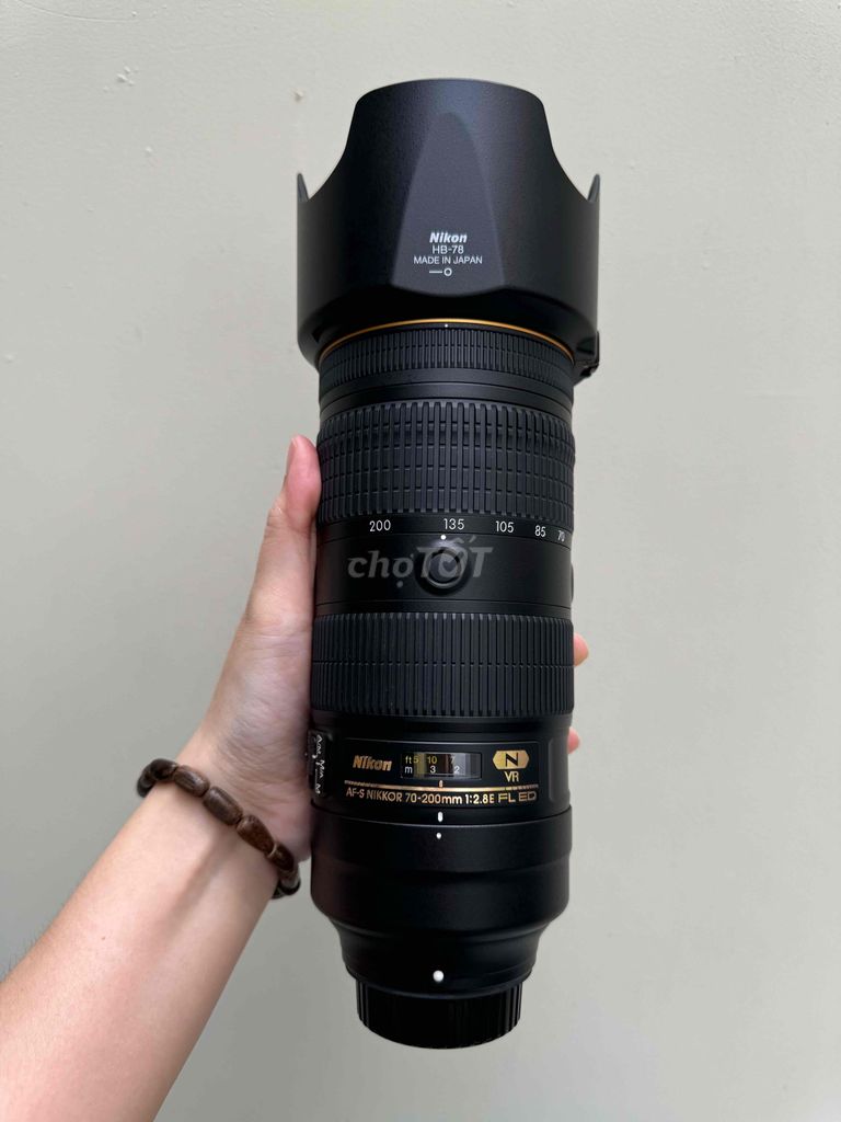 Nikon 70-200mm F2.8E FL ED VR xách tay đẹp .