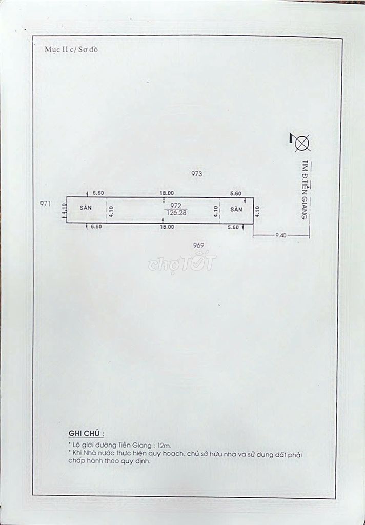 MT 35 Tiền Giang, P.2, Q. TB, Dt: 4.1 x 30m, Kc: 1 Lầu, Giá 19.5 tỷ