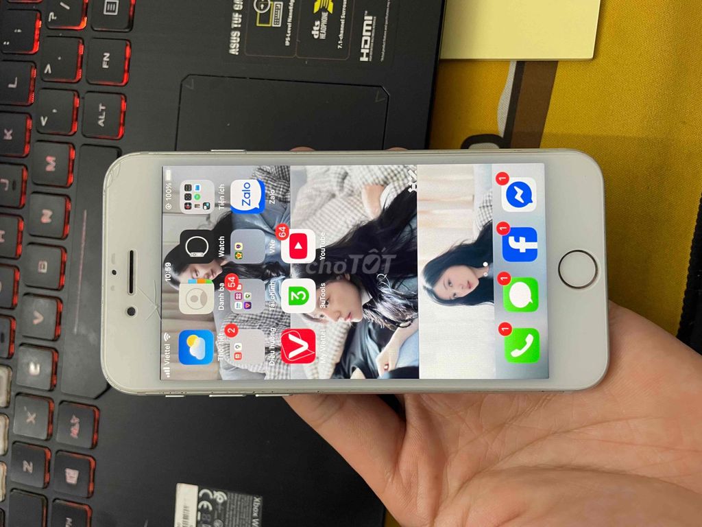 Apple iPhone 7 32GB Bạc 100%. Mua bán Điện thoại tại Quận Hoàng Mai Hà Nội được đăng bởi Xa Quý Toại hình 1