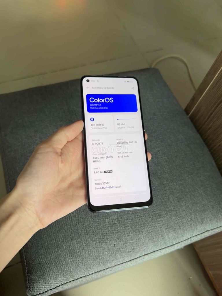 Oppo Reno7 256GB Xanh dương