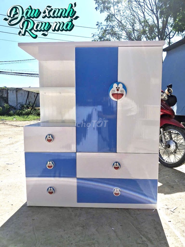 Tủ nhựa/! Tủ quần áo nhựa doraemon cho bé yêu!!!!!