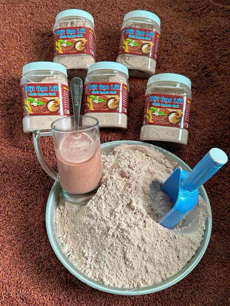 Bột gạo lứt Nature nguyên chất. Mua bán Đồ ăn, thực phẩm và các loại khác tại Huyện Hóc Môn Tp Hồ Chí Minh được đăng bởi Thuỷ Trương Đồ Ăn Vặt hình 1
