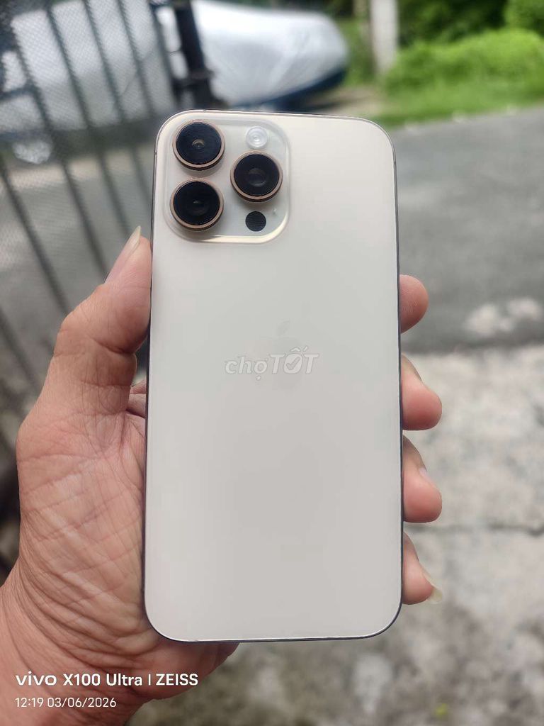 iphon16 promax 256g vàng sa mạc lock đã cnc . Mua bán Điện thoại tại Huyện Củ Chi Tp Hồ Chí Minh được đăng bởi lê hải hình 1