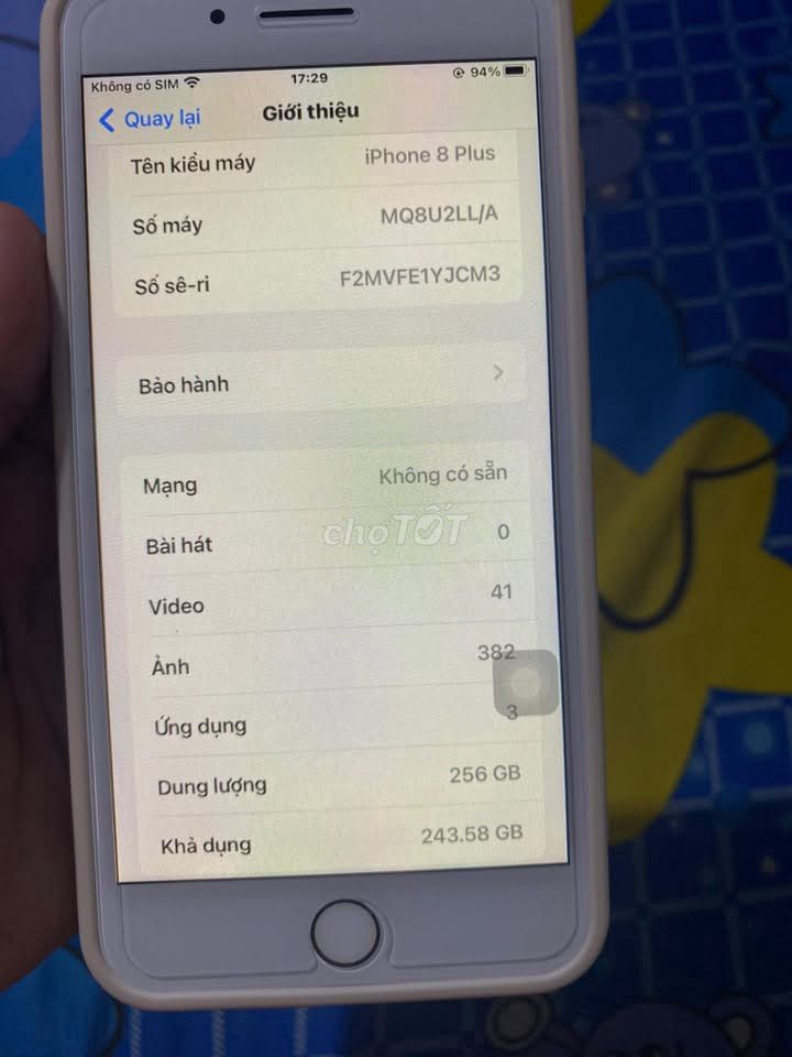 Apple iPhone 8 Plus 256GB Hồng Gold. Mua bán Điện thoại tại Quận Gò Vấp Tp Hồ Chí Minh được đăng bởi Hội Đồ Điện Tử hình 1