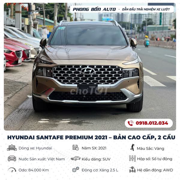 HYUNDAI SANTAFE PREMIUM 2021. Mua bán Ô tô tại Thành phố Thủ Dầu Một Bình Dương được đăng bởi Auto Phong Bổn hình 1