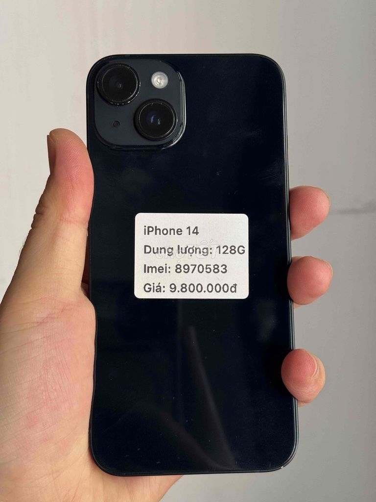 iPhone 14 128GB Đen Nguyên zin máy đẹp keng. Mua bán Điện thoại tại Thành phố Buôn Ma Thuột Đắk Lắk được đăng bởi Nguyễn Hoàng hình 1