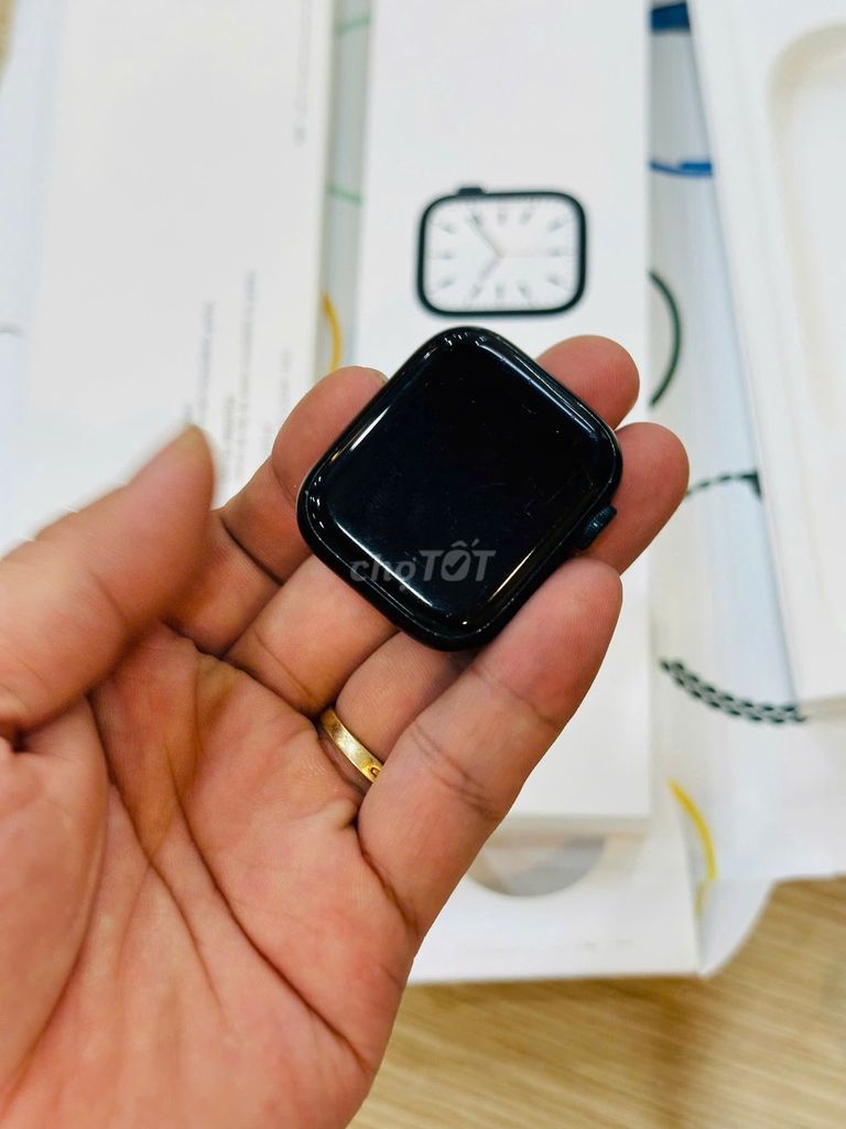 Apple Watch Series 7 Đen 41mm Lỗi màn hình. Mua bán Thiết bị đeo thông minh tại Quận Đống Đa Hà Nội được đăng bởi Bảo Táo Store hình 1