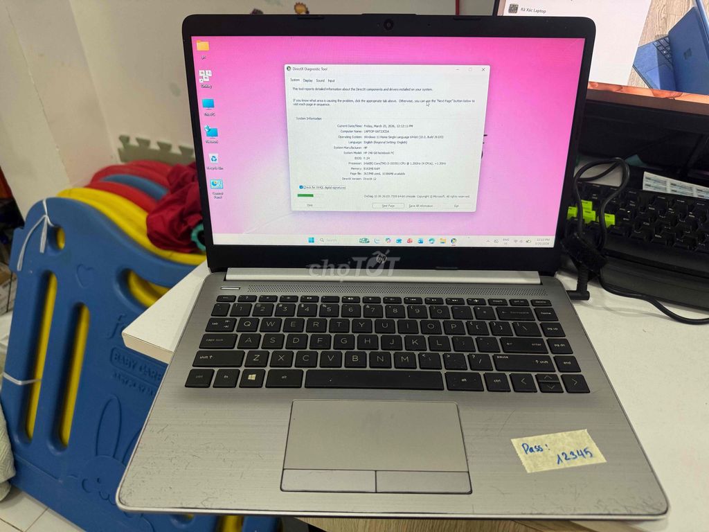 HP 240 G8 i3 Gen 10 8GB/512GB. Mua bán Laptop tại Quận Tân Bình Tp Hồ Chí Minh được đăng bởi Tân AutoLap hình 1