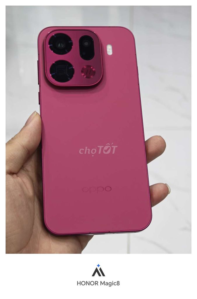 Oppo Find X9 Pro 12GB/256GB Hồng. Mua bán Điện thoại tại Quận Gò Vấp Tp Hồ Chí Minh được đăng bởi Vy Vy hình 1