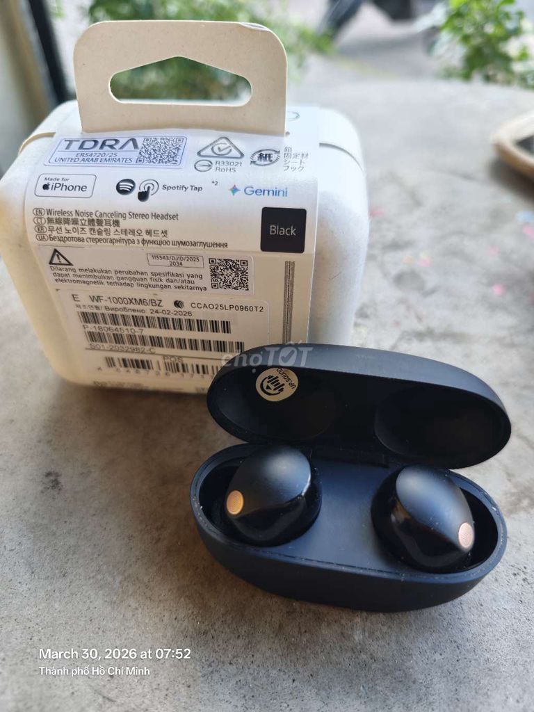 Tai nghe Sony 1000xm5 full-box. Mua bán Tivi, Âm thanh tại Quận 4 Tp Hồ Chí Minh được đăng bởi Đan hình 1