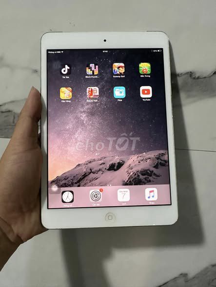 Apple iPad mini 1 Bạc. Mua bán Máy tính bảng tại Quận 12 Tp Hồ Chí Minh được đăng bởi Hội Đồ Điện Tử hình 1