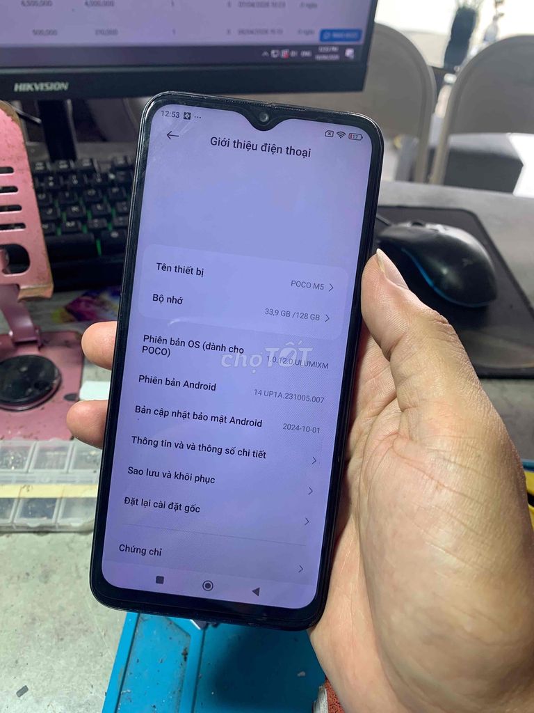 POCO M5 6GB/128GB Đen Ngoại Hình Xấu Full CN. Mua bán Điện thoại tại Huyện Gò Dầu Tây Ninh được đăng bởi Nguyễn Mobile hình 1