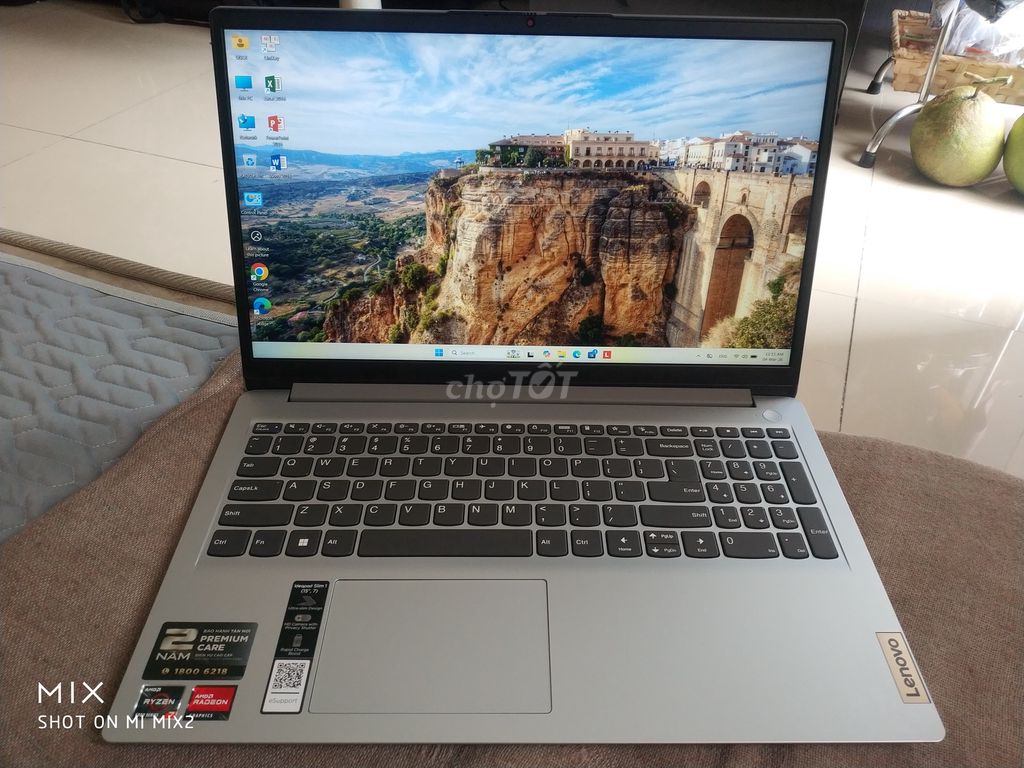 LENOVO Slim 1: Ryzen 7 5700u/15.6in FHD/còn BH 8th. Mua bán Laptop tại Quận 6 Tp Hồ Chí Minh được đăng bởi HoneyZ hình 1