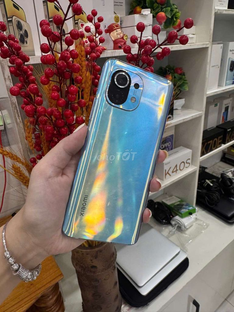 Xiaomi Mi 11 5G 128GB Xanh dương. Mua bán Điện thoại tại Thành phố Sóc Trăng Sóc Trăng được đăng bởi Long hình 1