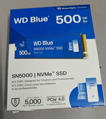 Bán SSD Nvme 500G WDblue SN5000 new box chính hãng. Mua bán Linh kiện (RAM, Card...) tại Quận Thanh Khê Đà Nẵng được đăng bởi Kh