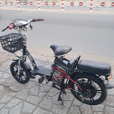 Xe đạp điện Sonsu màu Đen. Mua bán Xe điện tại Quận Cái Răng Cần Thơ được đăng bởi Xe điện Minh Nhiên 