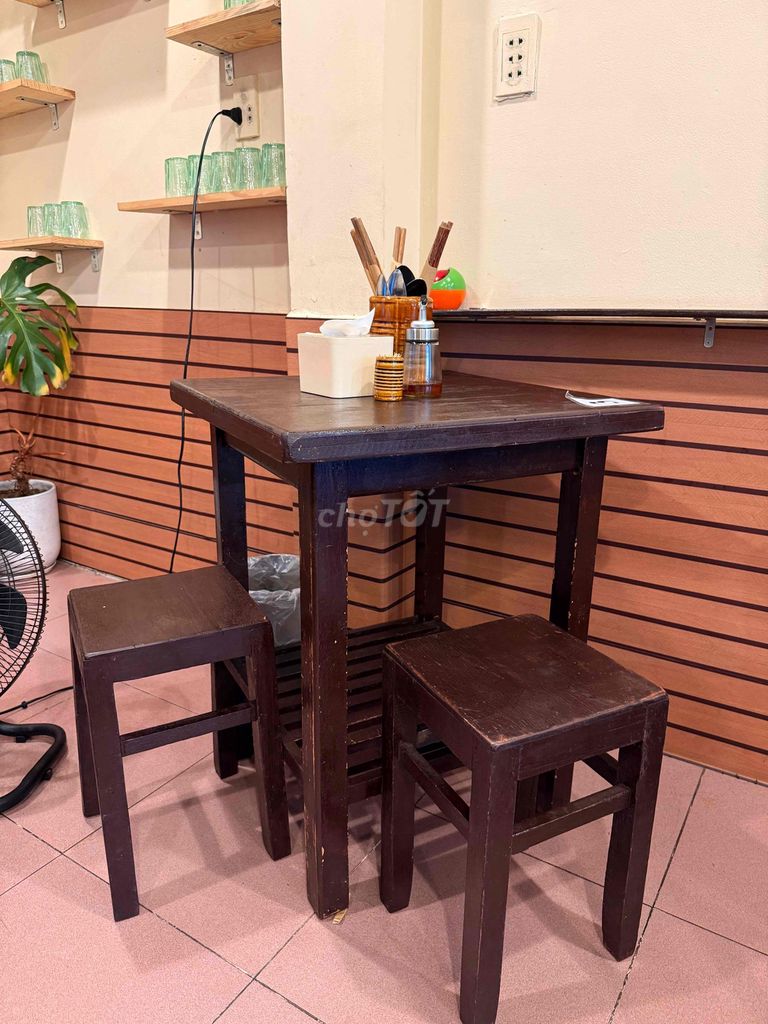 Thanh lý bàn ghế quán ăn, quán cà phê. Mua bán Bàn ghế tại Quận Bình Thạnh Tp Hồ Chí Minh được đăng bởi T Nguyen hình 1