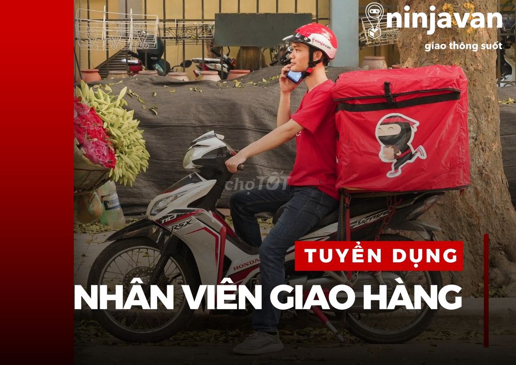 NINJA VAN CAM LÂM TUYỂN NV SHIPPER GIAO HÀNG