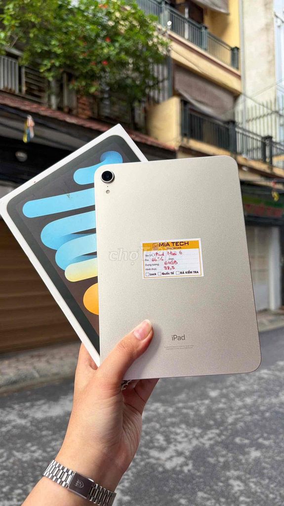 Apple iPad mini 6 Wi-Fi 64GB Vàng 86% pin. Mua bán Máy tính bảng tại Quận Ba Đình Hà Nội được đăng bởi Huy Trần hình 1