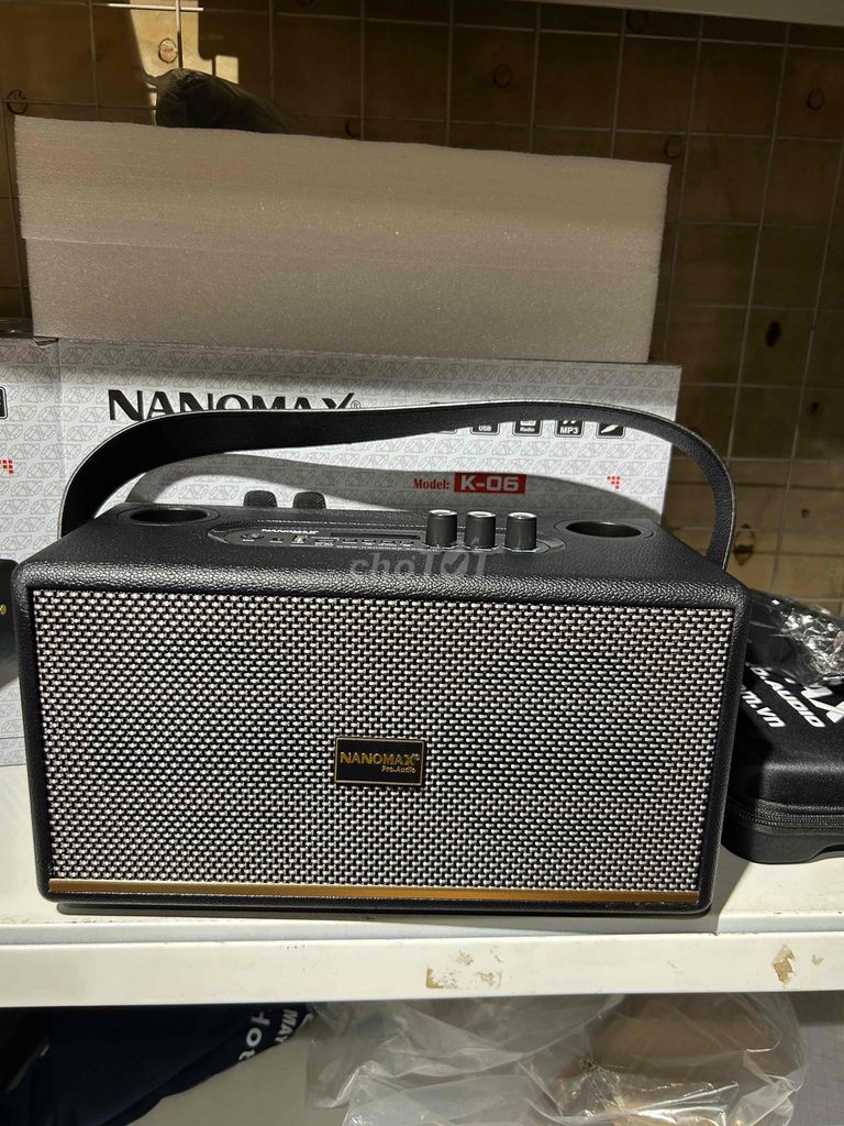 Loa karaoke mini Nanomax K-06 Đen. Mua bán Tivi, Âm thanh tại Thành phố Thuận An Bình Dương được đăng bởi Máy móc thiết bị Nhật Anh Trung hình 1