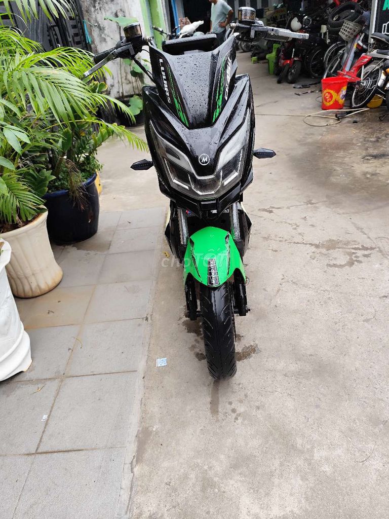 Xe máy điện MYOKO Xmen 2023 Đen xanh. Mua bán Xe điện tại Quận 7 Tp Hồ Chí Minh được đăng bởi Lâm Minh hình 2