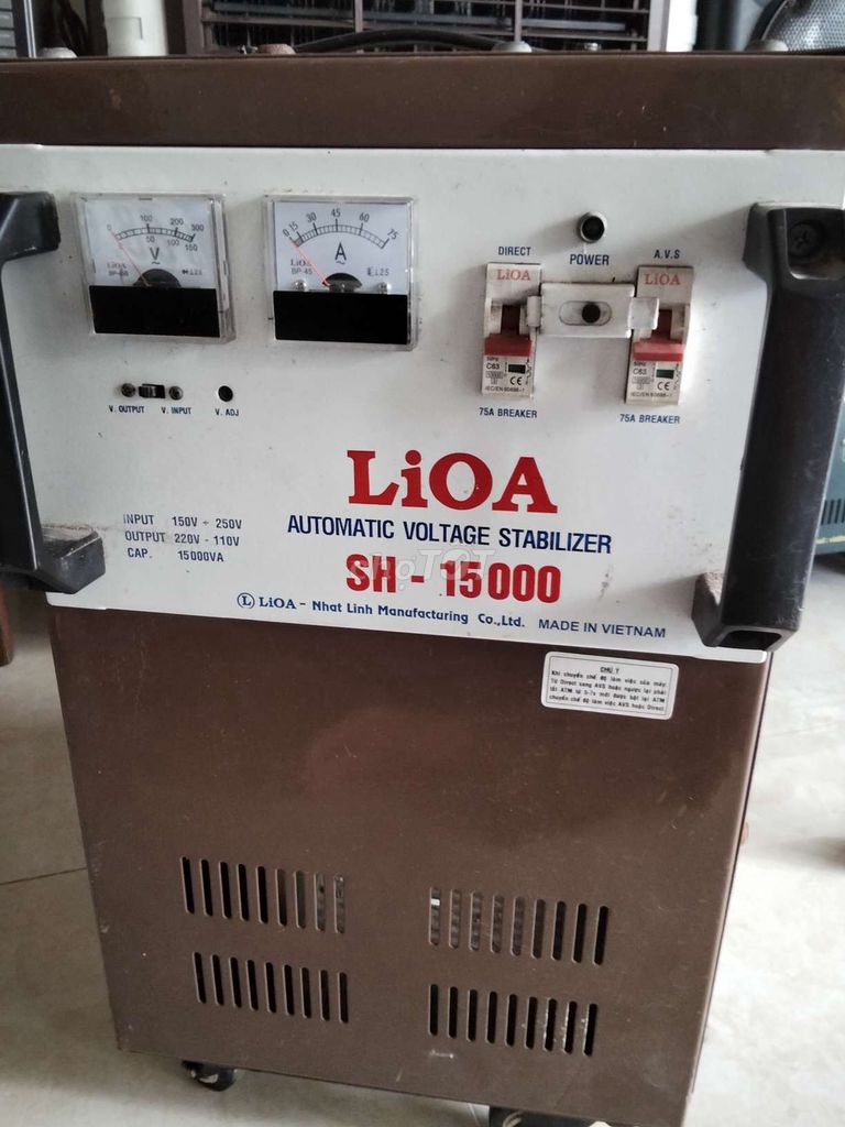 Ổn áp Lioa SH-15000 15 KVA Nâu. Mua bán Đồ chuyên dụng, Giống nuôi trồng tại Thành phố Long Xuyên An Giang được đăng bởi Đoàn  Hoà hình 1