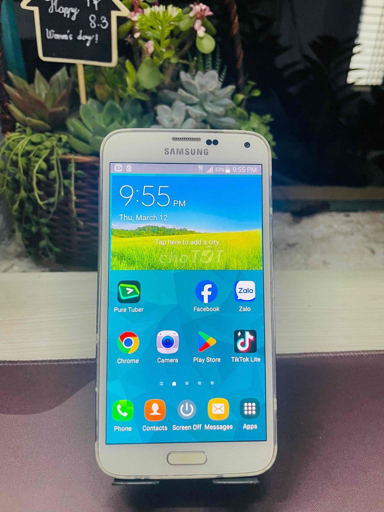 Samsung Galaxy S5 Trắng Mạng T-mobile LTE 4G. Mua bán Điện thoại tại Quận Bình Thạnh Tp Hồ Chí Minh được đăng bởi BẢO hình 1
