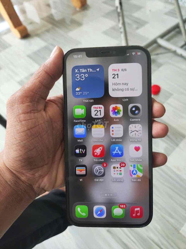 Apple iPhone 12 Pro Max 256GB Xanh đã thay màn hìn. Mua bán Điện thoại tại Huyện Chợ Gạo Tiền Giang được đăng bởi Giang hình 1