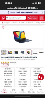 Laptop asus vivobook 14 còn mới màu đen